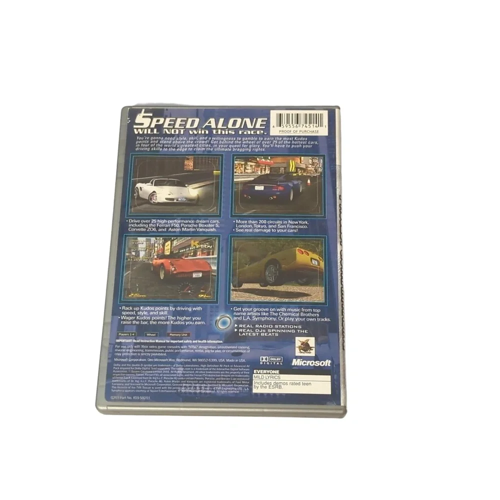 Project Gotham Racing - Microsoft Xbox - CIB‎ Complete + Manual